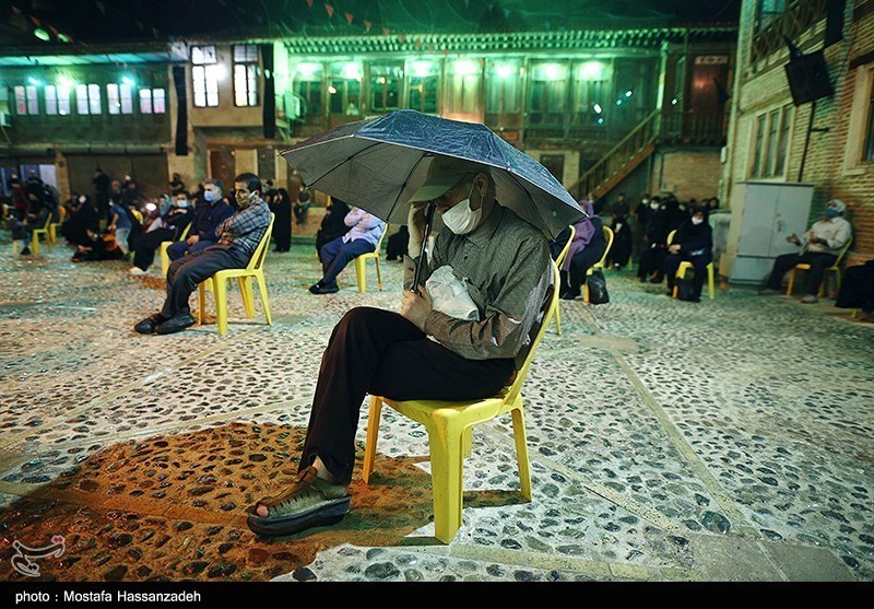 عزاداری شب پنجم محرم در محله سرچشمه گرگان 