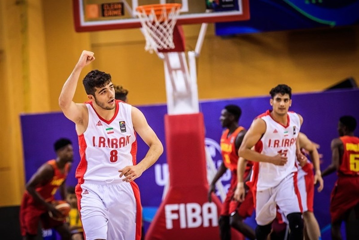 شکست تیم ملی بسکتبال جوانان ایران مقابل آنگولا