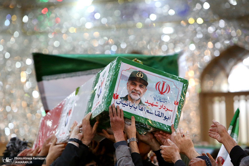 مراسم تشييع شهيد سردار ابوالقاسم آقا باباييان