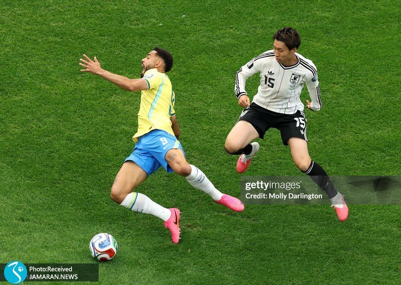 یک شانزدهم نهایی جام جهانی 2026| برزیل 0-1 ژاپن (نیمه اول)+عکس