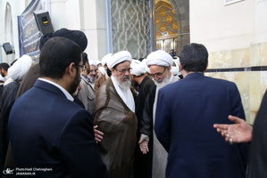 مراسم بزرگداشت آیت الله العظمی محقق کابلی در مسجد اعظم قم