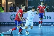باخت سنگین فوتسال ایران مقابل روس ها در بازی دوستانه 