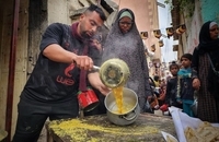 صف غذا در غزه در ماه رمضان (8)