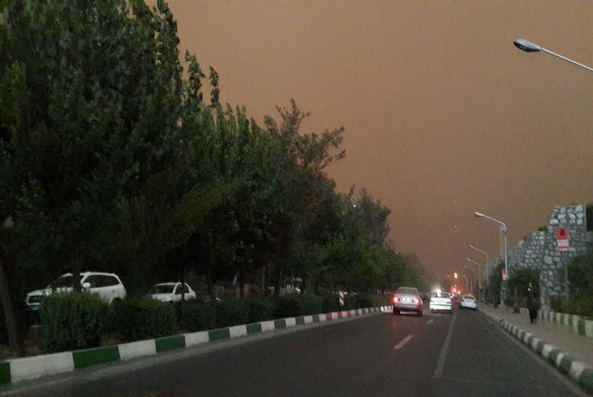 هوای تهران طوفانی می‌شود
