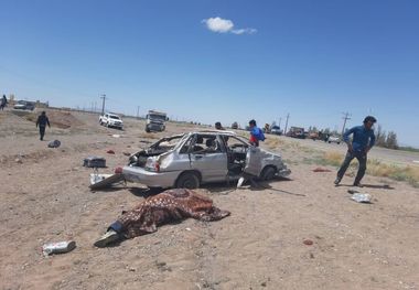 واژگونی پراید در محور رفسنجان به انار سه کشته بر جای گذاشت