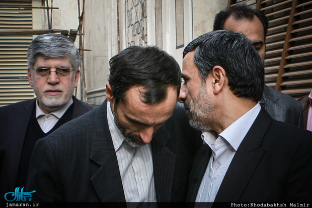صف شلوغ اعلام برائت حامیان دیروز احمدی نژاد 