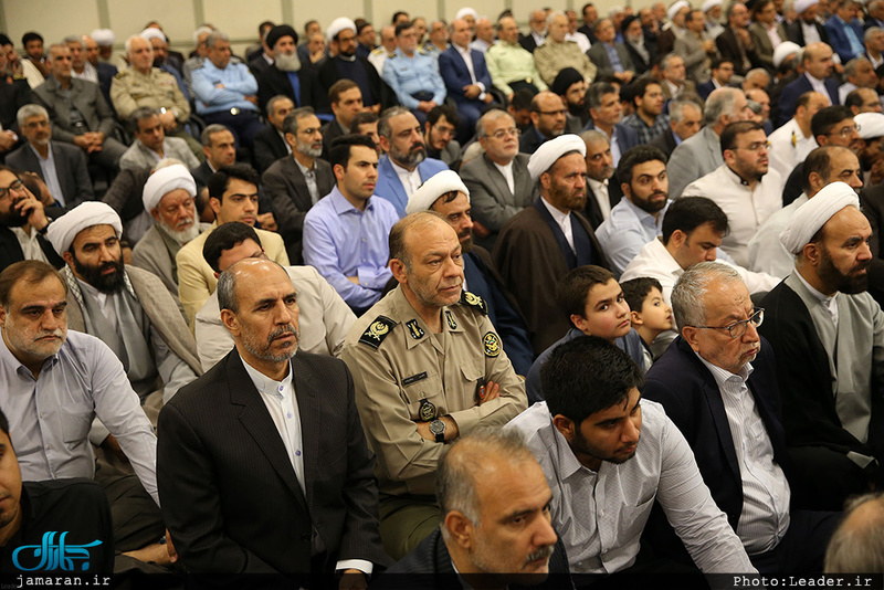 دیدار مسئولان نظام و سفرای کشورهای اسلامی با رهبر معظم انقلاب