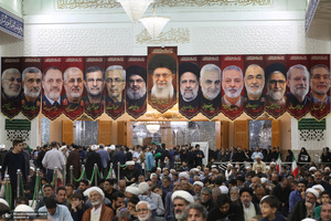 مراسم چهلم شهیدان لاریجانی در حرم مطهر حضرت معصومه (س) -2