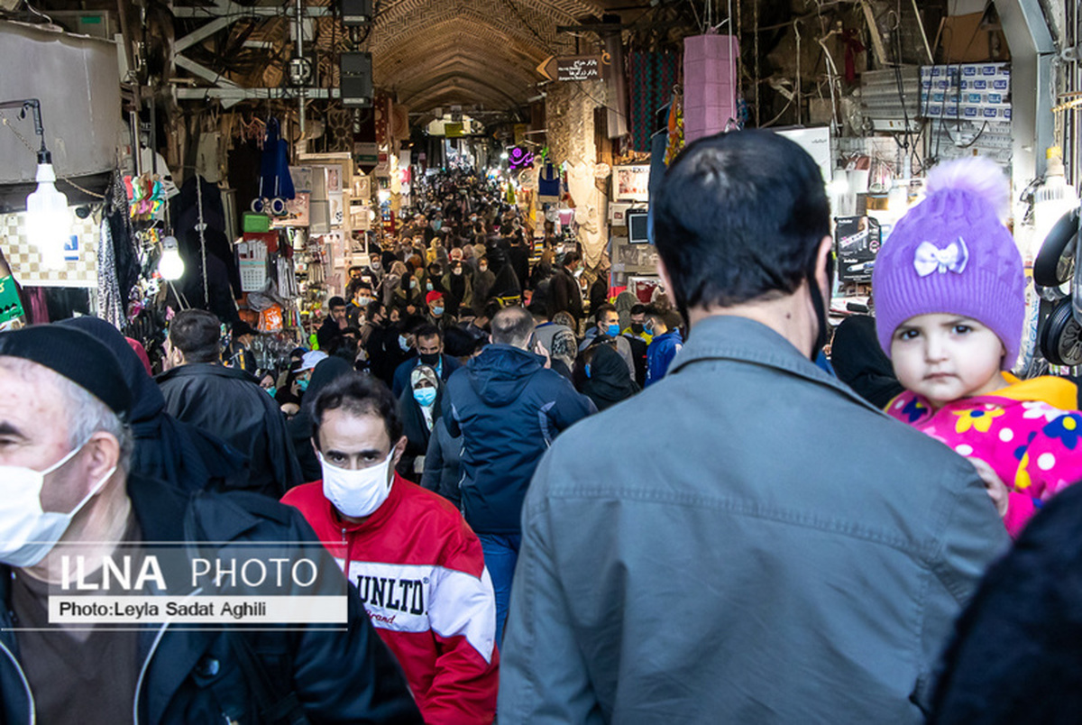 وضعیت خطرناک بازار بزرگ تهران در روزهای کرونایی + تصاویر