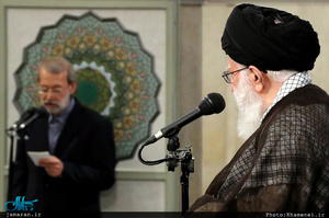 دیدار رئیس و نمایندگان مجلس شورای اسلامی با رهبر معظم انقلاب