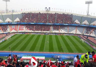 حال‌وهوای ورزشگاه آزادی در فاصله چند ساعت مانده به فینال آسیا +عکـس
