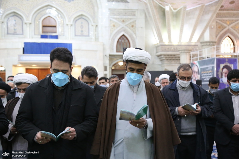 تجدید میثاق دبیرکل و کارکنان مجمع جهانی اهل بیت (ع) با آرمان های امام خمینی (س)‎‎