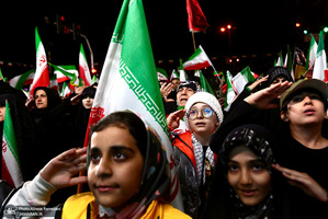 چهل و چهارمين شب اجتماع پرشور مردم در تهرانپارس