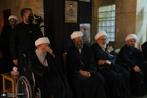 مراسم عزاداری شهادت سید حسن نصرالله (ره) در قم‎