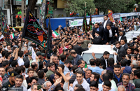 استقبال مردمی از رئیس جمهور در مسیر ارگ تبریز (6)