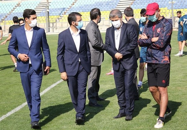 حضور 3 مدیر پرسپولیسی در تمرین سرخ پوشان
