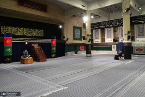 اولین شب مراسم عزاداری حضرت اباعبدالله الحسین (ع) در حسینیه امام خمینی