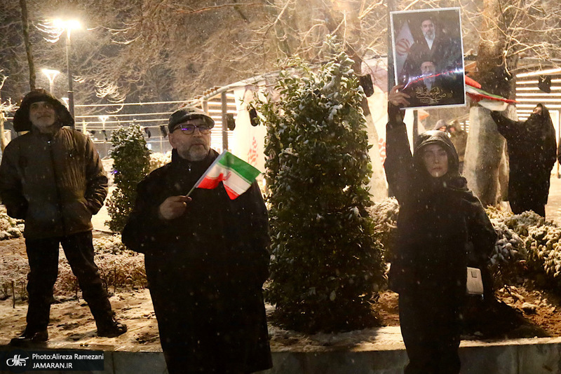 اجتماع مردمی در میدان تجریش تهران