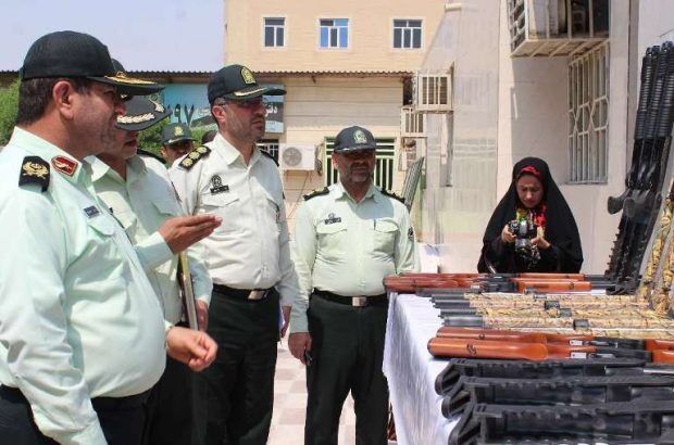 ۲۱۱ قبضه سلاح غیر مجاز در خوزستان کشف شد