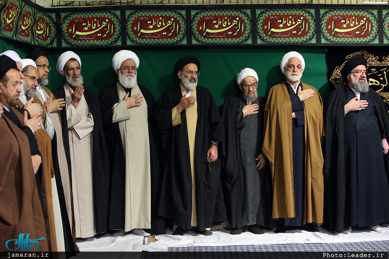 آخرین شب مراسم عزاداری حضرت فاطمه‌زهرا(س) در حسینیه امام خمینی 