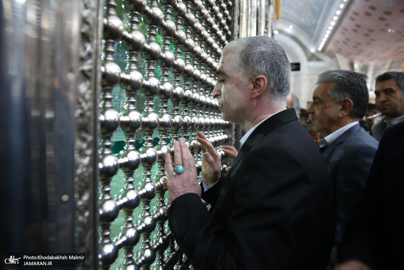 دیدار  رئیس و جمعی از اعضای اتاق اصناف تهران‌ با سید حسن خمینی