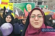 حضور مردم اراک و زنجان در راهپیمایی ۲۲ بهمن در برف و سرما