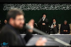 آخرین شب مراسم عزاداری حضرت اباعبدالله الحسین(ع) با حضور رهبر معظم انقلاب