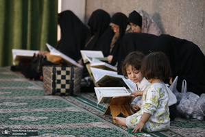 مراسم جزخوانی قرآن کریم در حرم مطهر حضرت عبدالعظیم حسنی(ع)