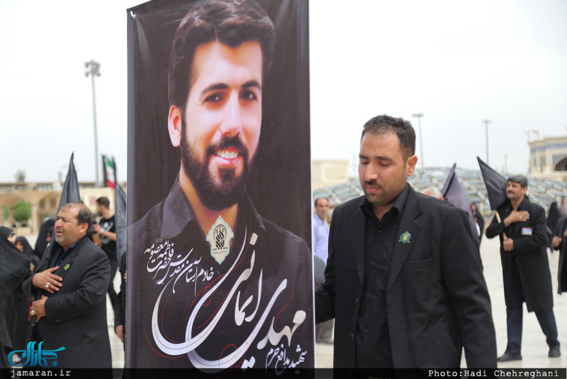 عزاداری خادمین کریمه اهل بیت در روز شهادت امام موسی کاظم(ع)