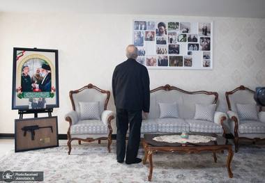 دیدار علی لاریجانی با خانواده‌ی شهیدان سرلشکر حاجی‌زاده و سرلشکر محمود باقری + تصاویر