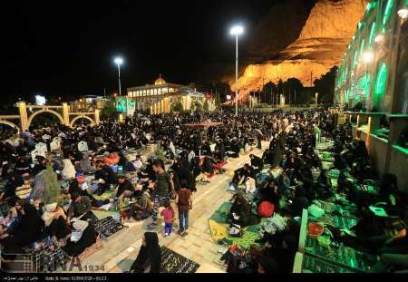 آیین احیای شب بیست و سوم ماه مبارک رمضان در کرمان برگزار شد