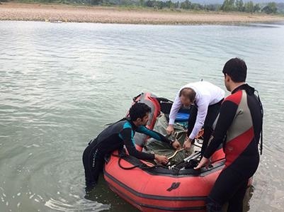 پیکر بی جان دو جوان غرق شده در رودخانه قاضیان سنگر پیدا شد