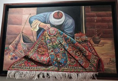 ۵۰ اثر نقاشی و تجسمی از بناهای تاریخی در یک نمایشگاه
