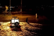 سیلاب راه ارتباطی ۱۳ روستای قلعه‌گنج را قطع کرد