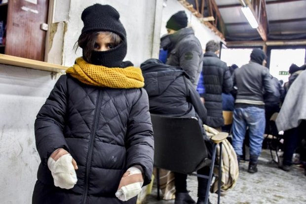 سرما جان صدها کودک مهاجر در صربستان را تهدید می‌کند