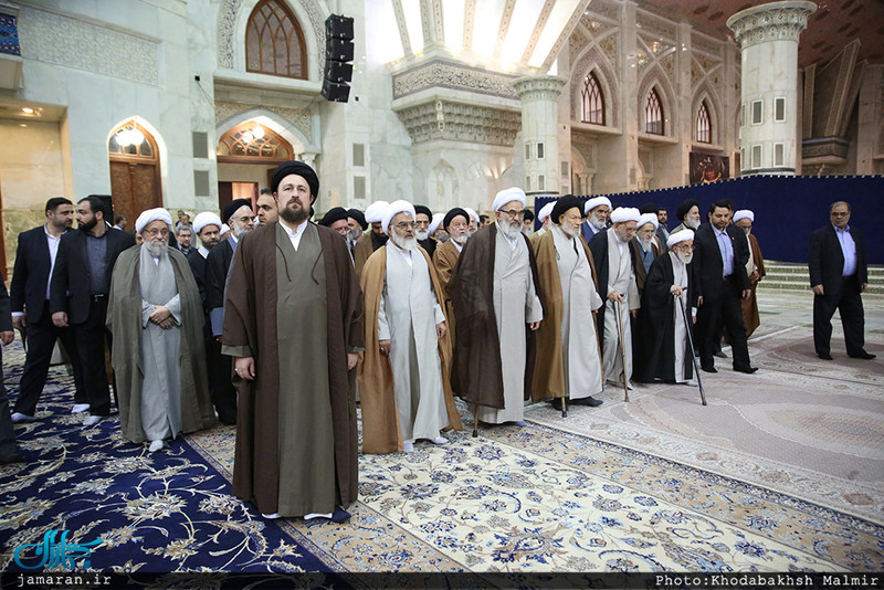 تجدید میثاق هیأت رئیسه و اعضای مجلس خبرگان رهبری با آرمان های امام خمینی(س)