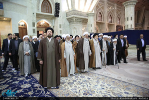 تجدید میثاق هیأت رئیسه و اعضای مجلس خبرگان رهبری با آرمان های امام خمینی(س)