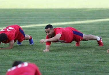 تصویری از اضافه وزن بازیکن پرسپولیس