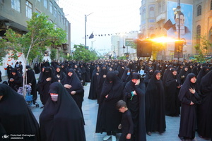 دسته عزاداری شهادت حضرت علی (ع) با حضور آیت‌الله العظمی وحید خراسانی