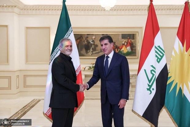 رئیس اقلیم کردستان عراق: اجازه نمی‌دهیم امنیت ایران تهدید شود/ فصل مهم و مقطع جدیدی در تقویت روابط میان ایران و اقلیم رقم خورده است/ راهکارهای امنیتی و نظارت بر مرزها تقویت شده‌اند