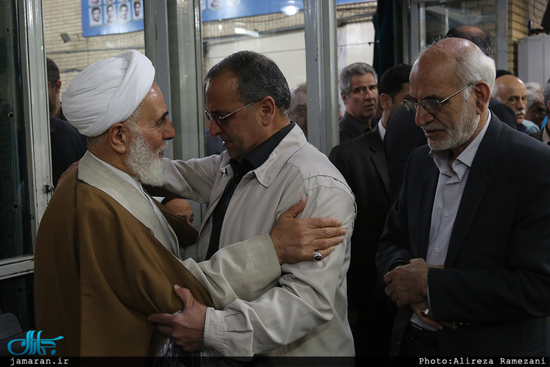 تشییع پیکر حجت‌الاسلام و المسلمین سید مهدی طباطبایی(ره)-1