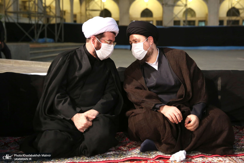 عزاداری شب شام غریبان حسینی(ع) در حرم مطهر امام خمینی (س)