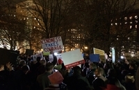 تظاهرات مقابل کاخ سفید