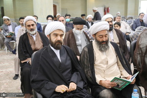 مراسم چهلمین روز درگذشت همسر آیت الله العظمی جوادی آملی‎‎