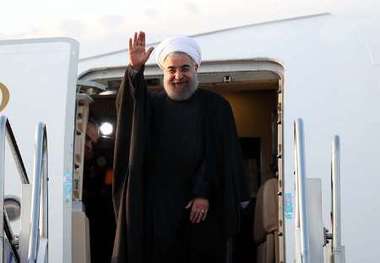 رئیس جمهوری مشهد را به مقصد تهران ترک کرد