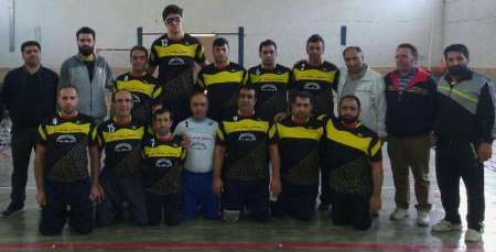 تیم سامان سوله آمل صدرنشین لیگ دسته یک والیبال نشسته مردان کشورشد