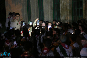 حضور سید حسن خمینی در هشتمین اردوی ملی پیشتازان 