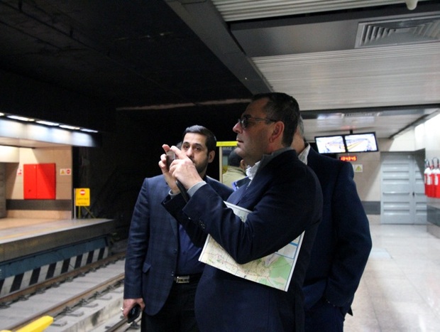 پیشرفت های صورت گرفته در مترو تهران مطلوب است