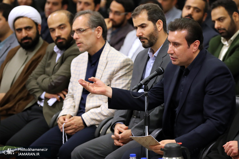 دیدار جمعی از شاعران و اهالی فرهنگ و ادب با رهبر معظم انقلاب