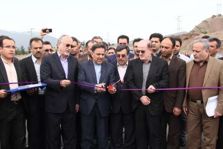 افتتاح یک تقاطع غیر همسطح در شهرستان رودبار با حضور وزیر راه